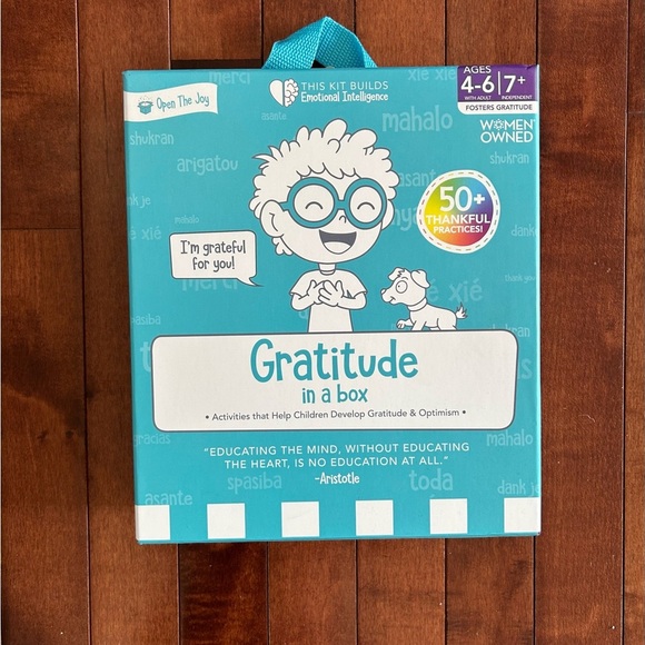 Open The Joy Gratitude in a Box Activity Kit for Kids - Picture 1 of 4